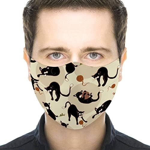 Yüz Maskeleri, Filtreli Toz Maskesi Unisex Yeniden Kullanılabilir Yıkanabilir Mavi Yuvarlak 1 ADET