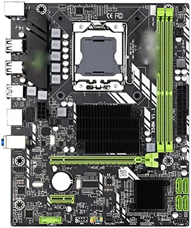 YUHEAN Fit için X58M 3.0 LGA1366 Anakart ile Çift Kanal USB 3.0 PCI - E 16X Destek DDR3 ECC REG RAM Masaüstü kadar 32 GB Anakart