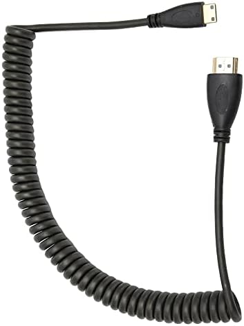 Yaylı Sarmal Dönüştürücü Kablosu, Telefonlar için Bilgisayar için Kompakt Hafif Sürücü Ücretsiz Uyumlu Adaptör Kablosu