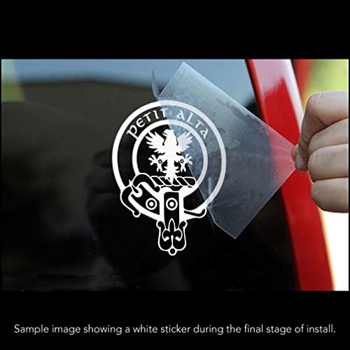 Anstruther İskoç Klan Vinil Sticker Çıkartma Tartan Afiş Seçeneği ile Aile
