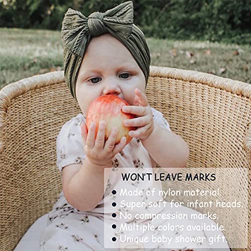 8 Renkler El Yapımı Bebek Kız Bantlar Sıkı Ayarlanabilir Naylon Başkanı Sarar Kafa Bebek Bebek Toddle için Yaylar ile DIY Elbise