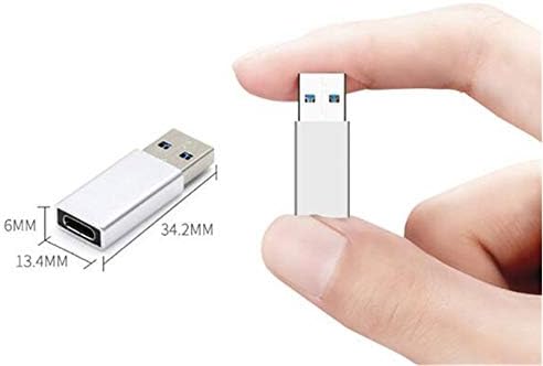 USB C Dişi USB 3.0 Erkek Adaptör, Mini Tip C USB A Şarj Kablosu Adaptörü Samsung S20/S10/S9, Huawei P30/P20 Pro/Mate 20 ve Daha