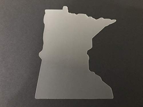 Minnesota 1 Şablon Yeniden Kullanılabilir 10 mil Kalınlığında 8 inç x 10,5 inç levha