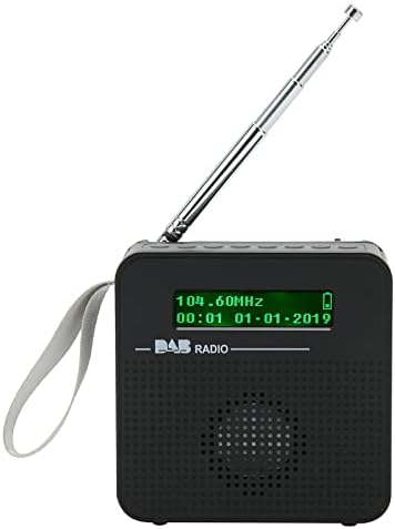 Şarj edilebilir Taşınabilir FM Radyo, Bluetooth 5.0 FM Radyo ile DAB/DAB Yürüyüş için Açık Seyahat, Hediye, Yaşlı, Ev