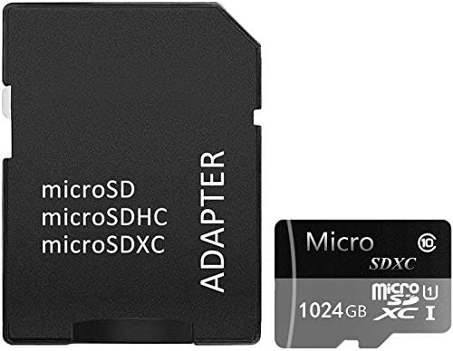 Micro SD Kart 1 TB Yüksek Hızlı Micro SDXC Kart 1024 GB Hafıza Kartı Sınıf 10 için Telefon, Tablet ve Pc'ler ile SD Adaptörü