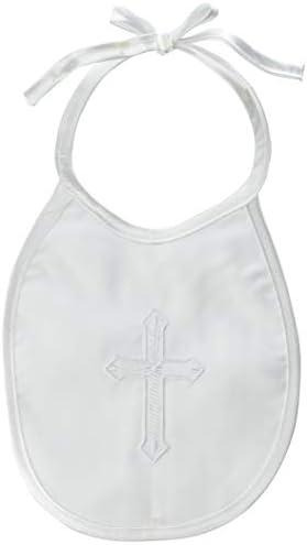 Vaftiz Koleksiyonu unisex - bebek Chritening Vaftiz Saten İşlemeli Çapraz Önlük