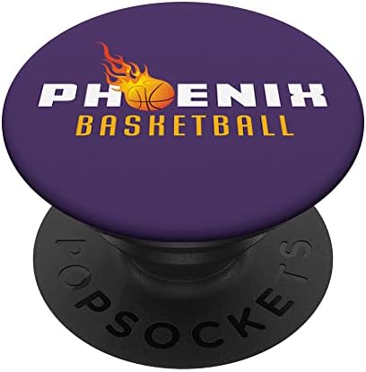 Phoenix Basketbol Güneş Vadisi Mor PopSockets Değiştirilebilir PopGrip