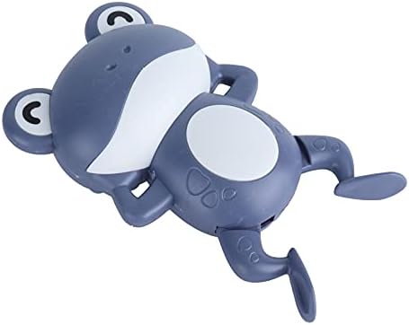 DHYLYXGS Bebek banyo Oyuncakları Clockwork Yüzme Sevimli Kurbağalar Yüzen Rüzgar-Up Küvet Oyuncaklar Çocuklar için(Mavi)