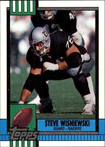 1990 Topps 282 Steve Wisniewski LA Raiders NFL Futbol Kartı NM-MT