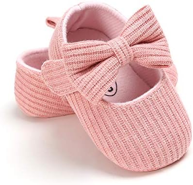 Methee Bebek Kız Mary Jane Düz Ayakkabı ile Yaylar Yumuşak Prenses Elbise Ayakkabı Prewalker (Bebek / Toddler)