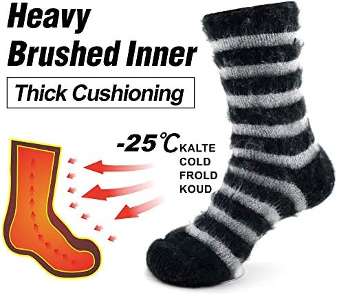 Kış sıcak termal çorap Erkekler kadınlar için, meşgul Çorap Ekstra kalın Yalıtımlı Çizme ısıtmalı Ekip çorap aşırı soğuk hava