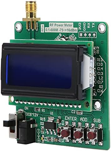 Ladieshow RF Güç Ölçer Güç Zayıflama Set dijital Ekran Sinyal Gücü Modülü 1 M‑8G Çıkış Arayüzü SMA_K