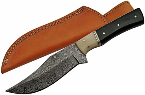 SABİT bıçak av bıçağı 4.5 Şam Çelik Keskin Bıçak Boynuz / Kemik Kolu Skinner