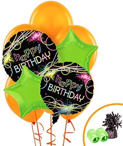 Glow Doğum Günü Parti Malzemeleri Balon Buketi