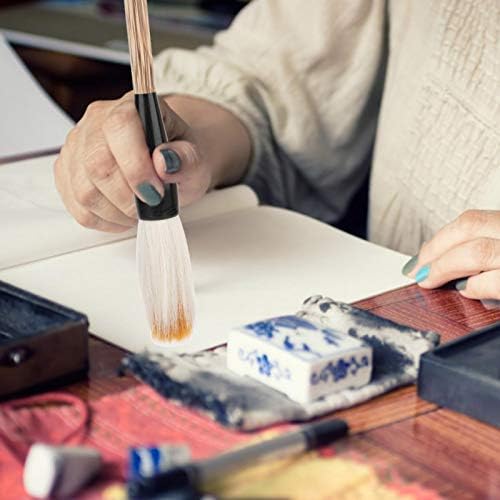 Çin Geleneksel Yazma Boyama Fırça Malzemeleri Çin Geleneksel Kaligrafi Fırçalar Yetişkin ve Öğrenci için(Kanhao, mavi)