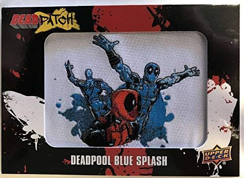 2019 Üst Güverte Deadpool Deadpatch Tier 1 DP8 Deadpool Mavi Sıçrama Yama Resmi Olmayan Spor Ticaret Kartı NM veya Daha İyi
