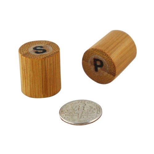 Önceden Doldurulmuş Mini Tuz ve Biber Seti (100'lük Kasa), Paket Odun-Mini Tuz ve Biber Çalkalayıcılar (D:0.7 H:0.75) 210BKPS