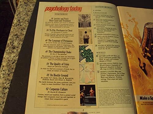 Psikoloji Bugün Nisan 1985 Neden Panik?. İkna Sanatı