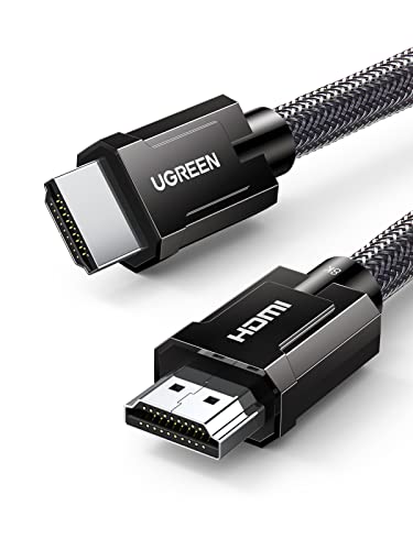 UGREEN 8 K HDMI 2.1 Sertifikalı Kablo 48 Gbps Ultra Yüksek Hızlı 4 K 120Hz HDMI Kablosu Dayanıklı Naylon Örgülü HDMI Kablosu