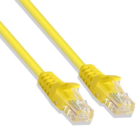 LOGİCO 3Ft Cat6 Ethernet RJ45 LAN Tel Ağı Yeşil UTP 3 Ayak Yama Kablosu (5 Paket)