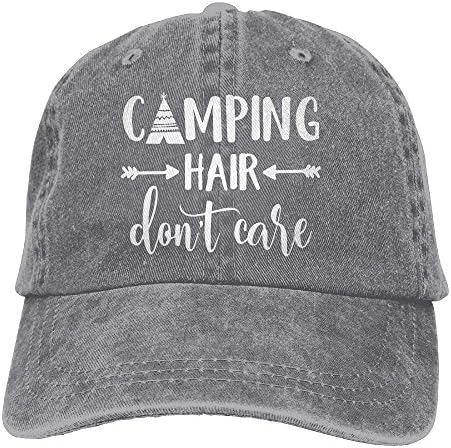 Sıçrama Kardeşler Özelleştirilmiş Unisex Kamp Saç Umurumda değil Vintage Ayarlanabilir beyzbol şapkası Denim Baba Şapka