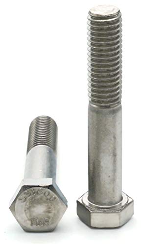 Altıgen Başlı Vidalar 316 Paslanmaz Çelik-1/2-13 x 7 Kısmi Dişli Adet-250