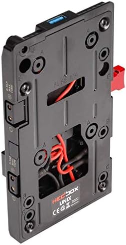 HEDBOX UNIX-0BL-V-Mount Pil Adaptör Plakası, 3X D-Tap ve USB, Z-CAM için E2-S6, E2-F6, E2-F8, E2-M4, E2Cand TERADEK