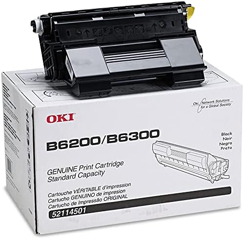 B6200/B6300 Serisi Lazer Yazıcı için Okidata 52114501 Yazıcı Kartuşu, 11000 Sayfa Verimi, Siyah